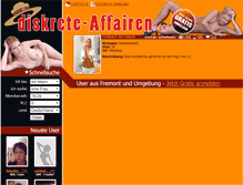 Tablet Screenshot of diskrete-affairen.com